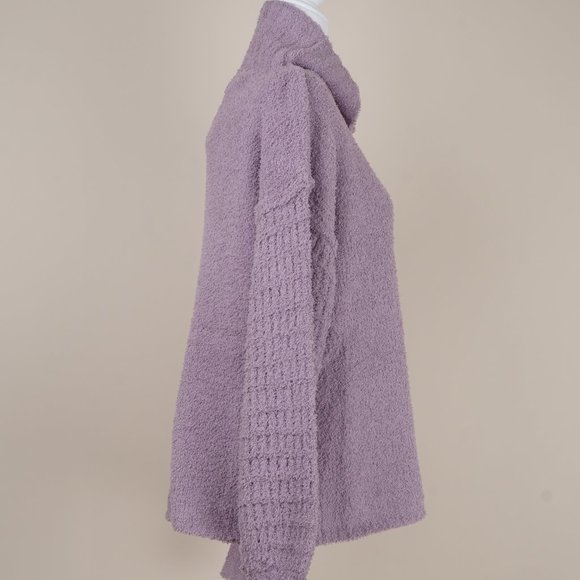 Soft and Cozy Mock Neck Sweater - Picture 3 of 5